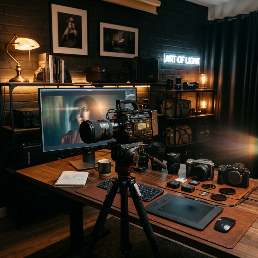 SnapFlow Photography Studio Workspace